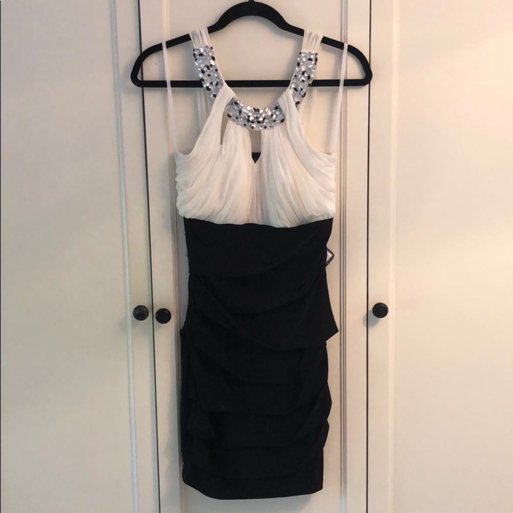 Fitted Ruffle Dress